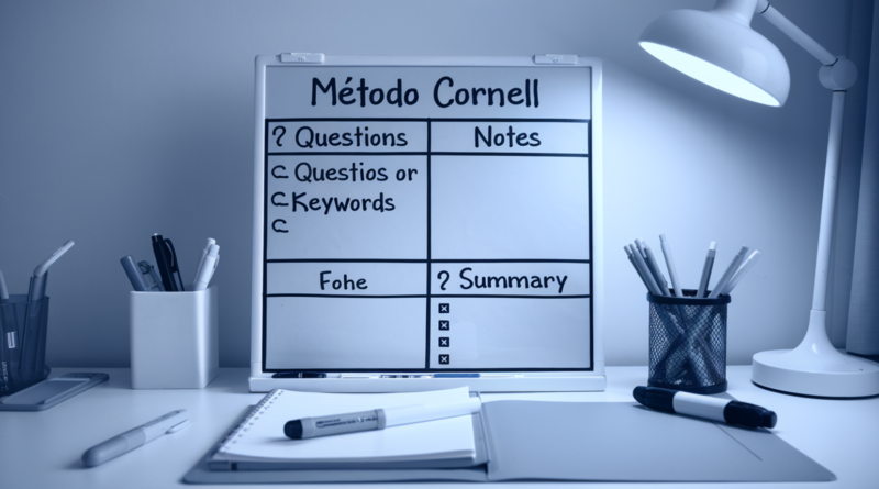 Método Cornell, como fazer anotações eficientes e técnicas de estudo