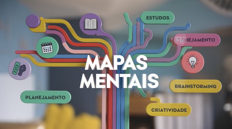 mapas mentais, como criar mapas mentais e organizar ideias